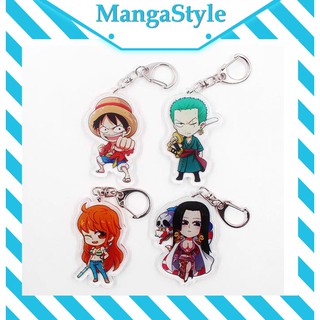 Hàng Có Sẵn - Móc Khóa Mica One Piece