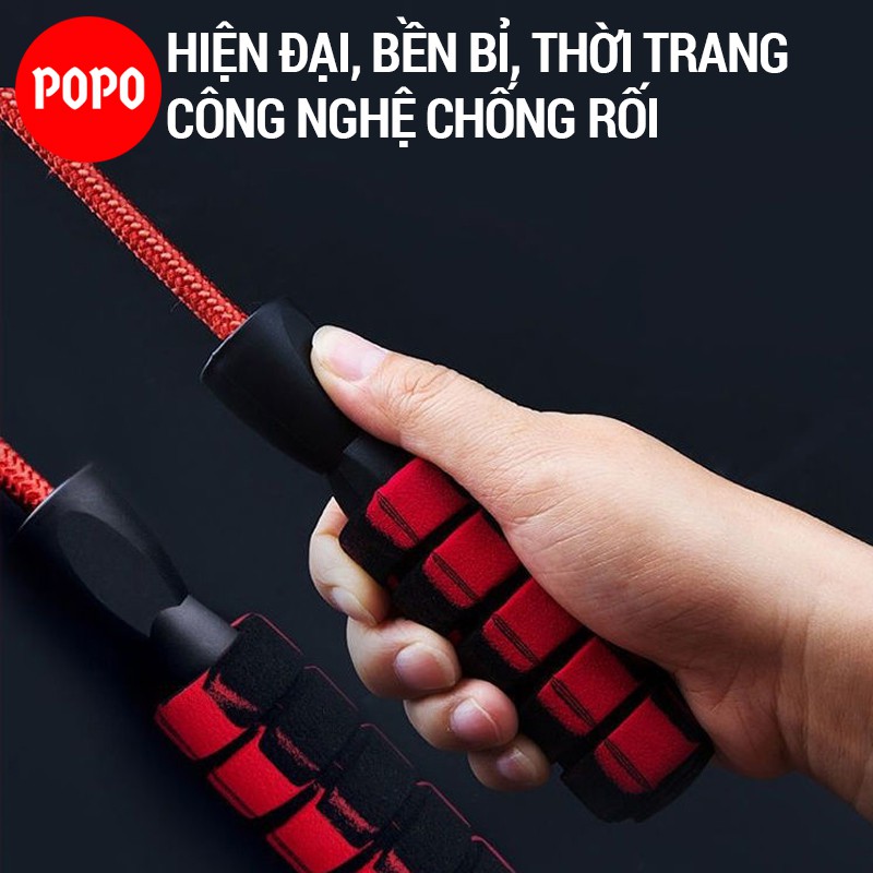 Dây nhảy thể dục POPO XS005 giảm mỡ bụng chống rối, chống mài mòn