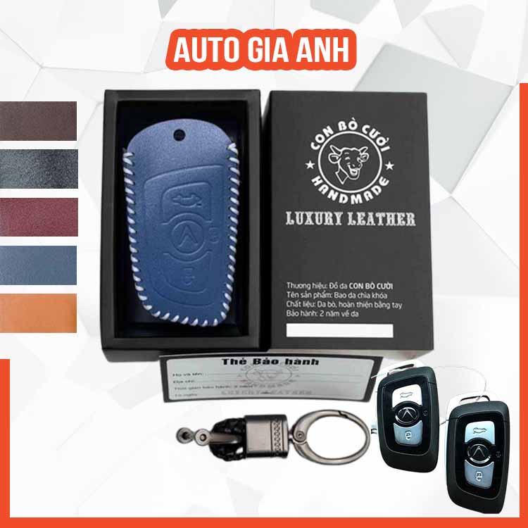 Bao da chìa khóa Ô tô Vinfast Lux A và Lux SA đời 2019-2020 Gia Anh mua bao da tặng móc khóa bảo hành 24 tháng