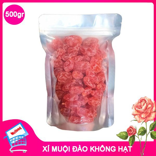 1kg xí muội Đào không hạt đóng túi Zip loại ngon