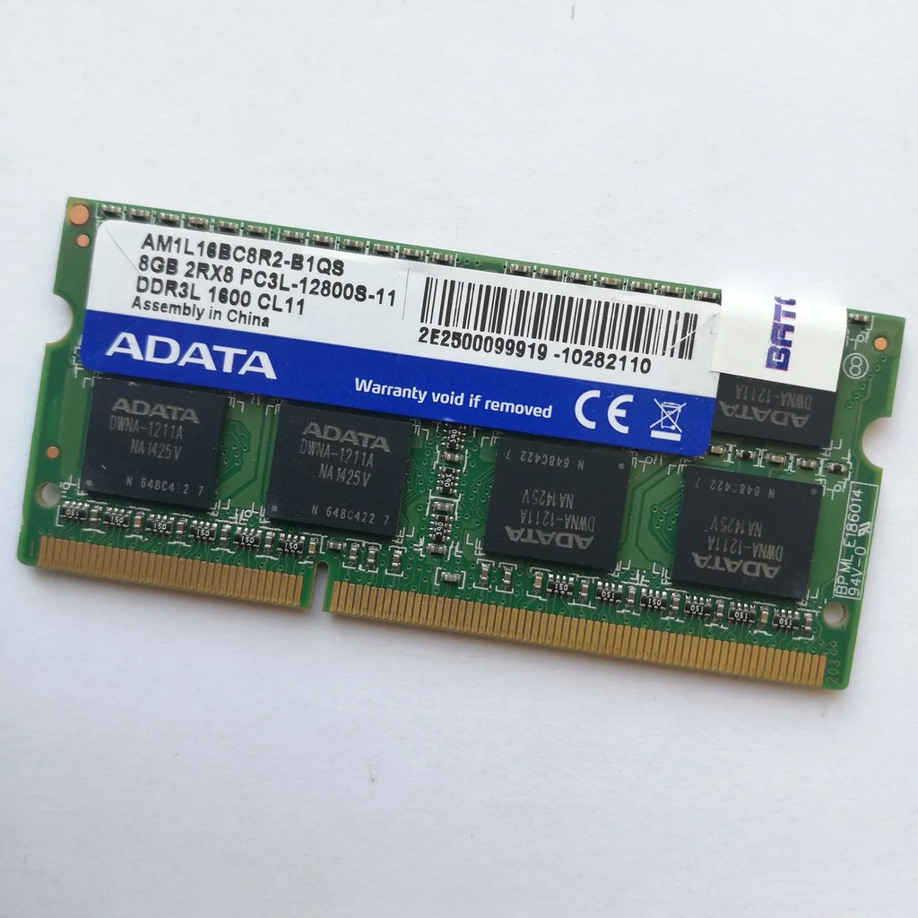 RAM Laptop DDR3 DDR3L 4Gb 8Gb Bus 1333 1600MHz (PC3-PC3L-10600-12800) Samsung, SKhynix, Crucial, Micron, Kingston