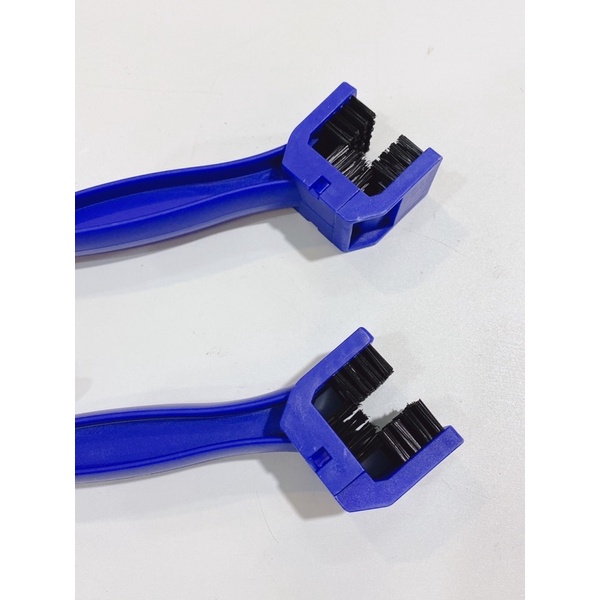 Bàn chải 3D 2 đầu cọ vệ sinh sên, làm sạch xích xe máy