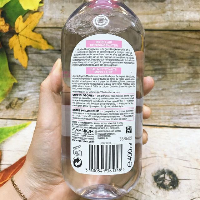 Nước tẩy trang Garnier Skin Active 400ml giá 150k