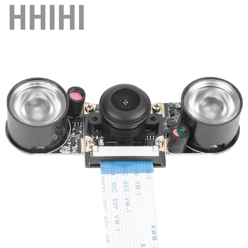 Hhihi 5 Million Pixels Night Vision 130° Viewing Angle Camera Module Board For Raspberry Pi B 3/2