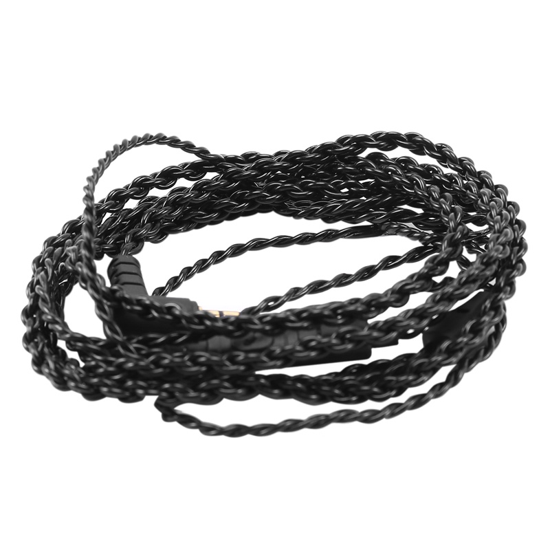 Dây cáp âm thanh thay thế 3.5mm TRS 4 lõi đồng có mic điều chỉnh âm lượng
