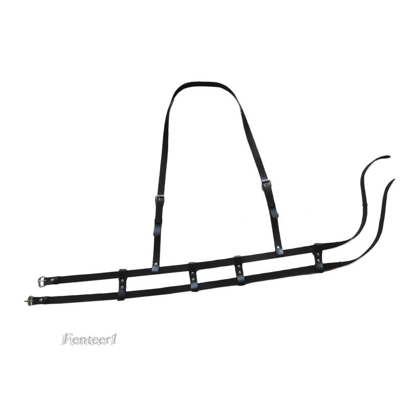 [Fenteer1] Dây Nịt Giả Da Thắt Lưng Punk Cho Nữ