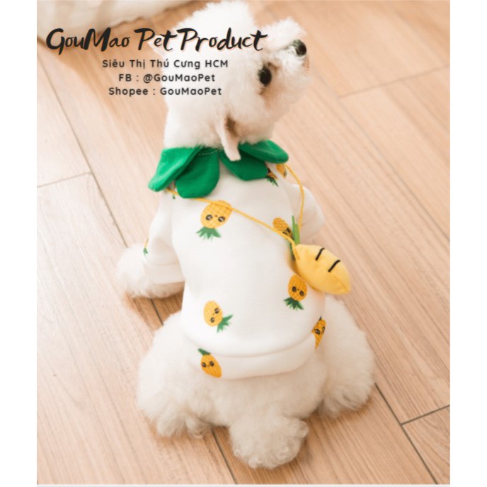 Áo dành cho chó mèo họa tiết trái thơm HIPidog - goumao pet