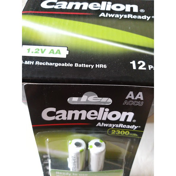 Pin sạc Camelion 2300mAh vỉ 2 viên mẫu mới nhất