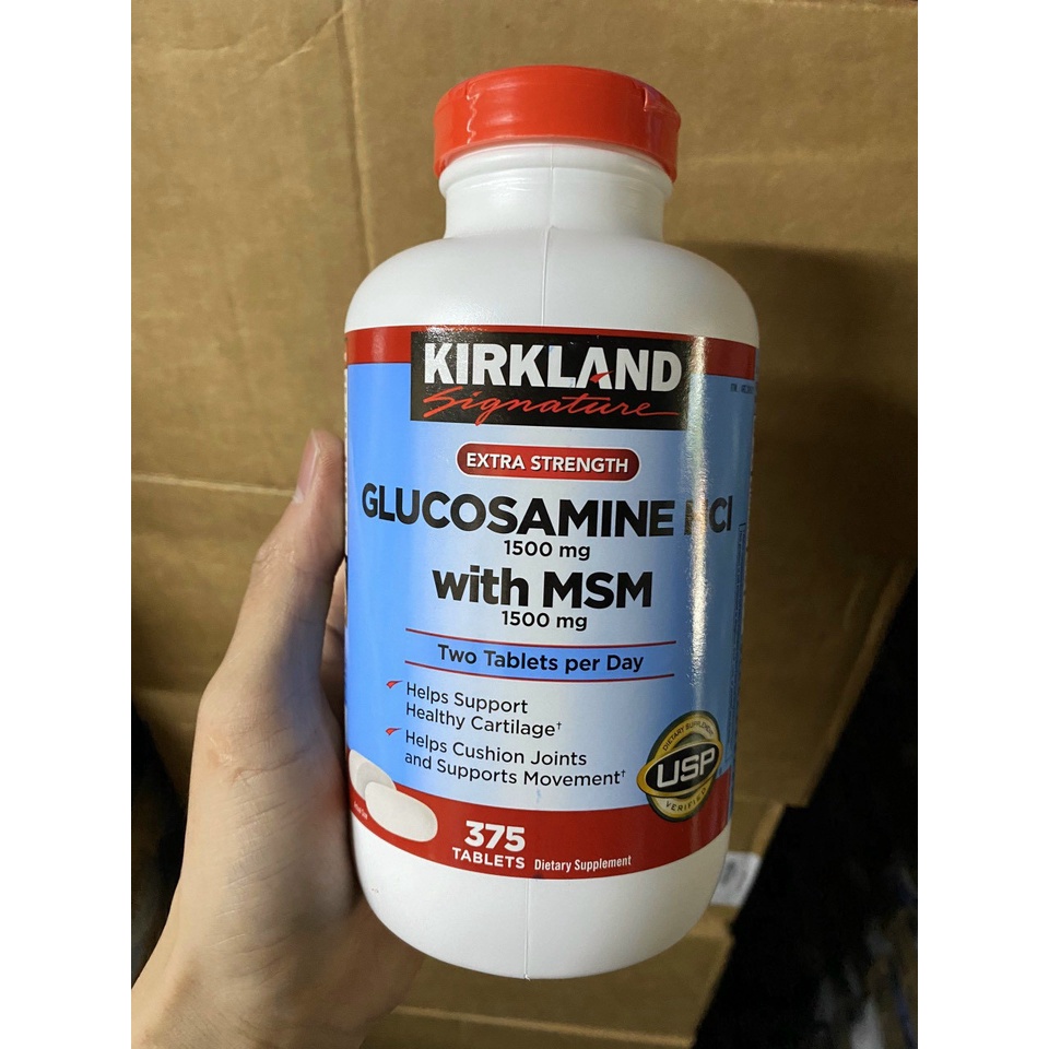 DATE 10.2025 Viên Uống Hỗ Trợ Xương Khớp Kirkland Glucosamine HCL  Mỹ