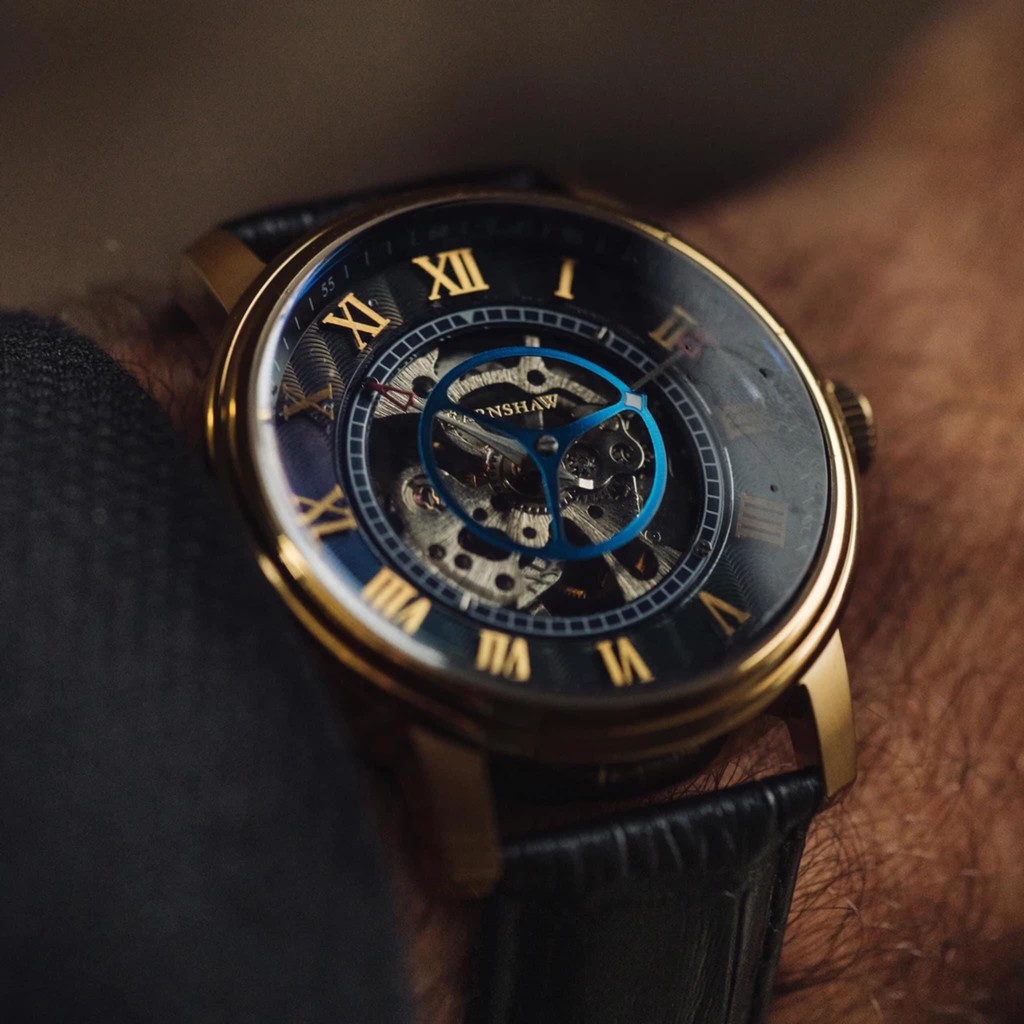 Đồng hồ nam chính hãng Thomas Earnshaw Westminster Mechanical ES-8096-02 - máy cơ tự động - kính cứng