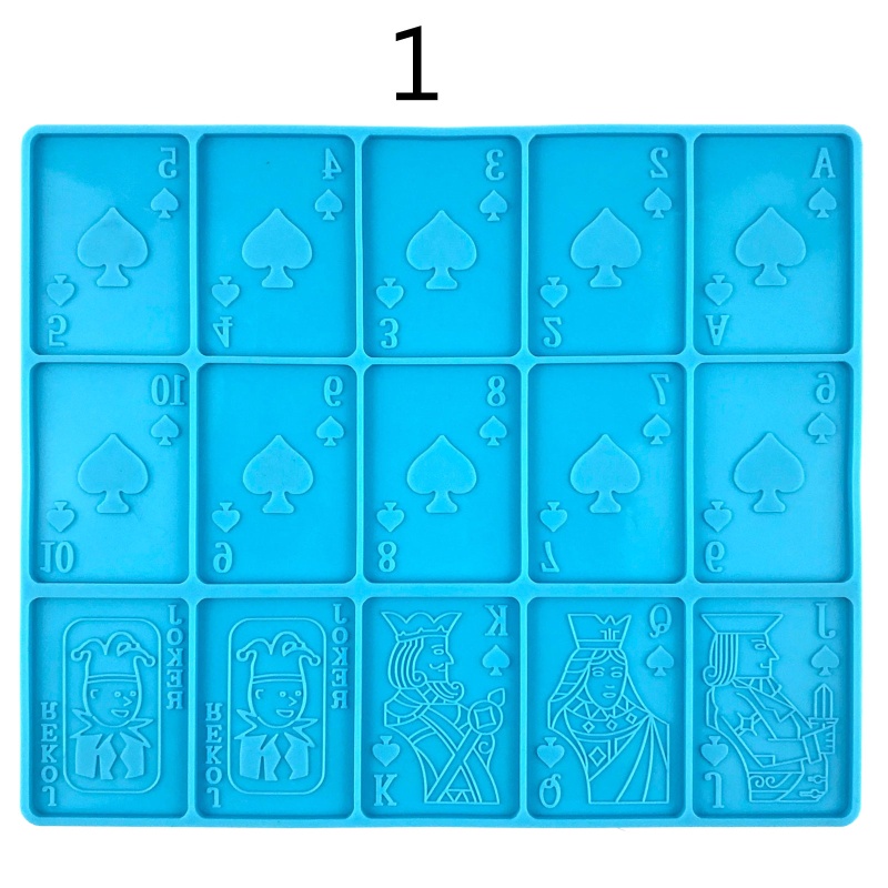 Khuôn Silicon Làm Mặt Dây Chuyền Thẻ Bài Trò Chơi Divination
