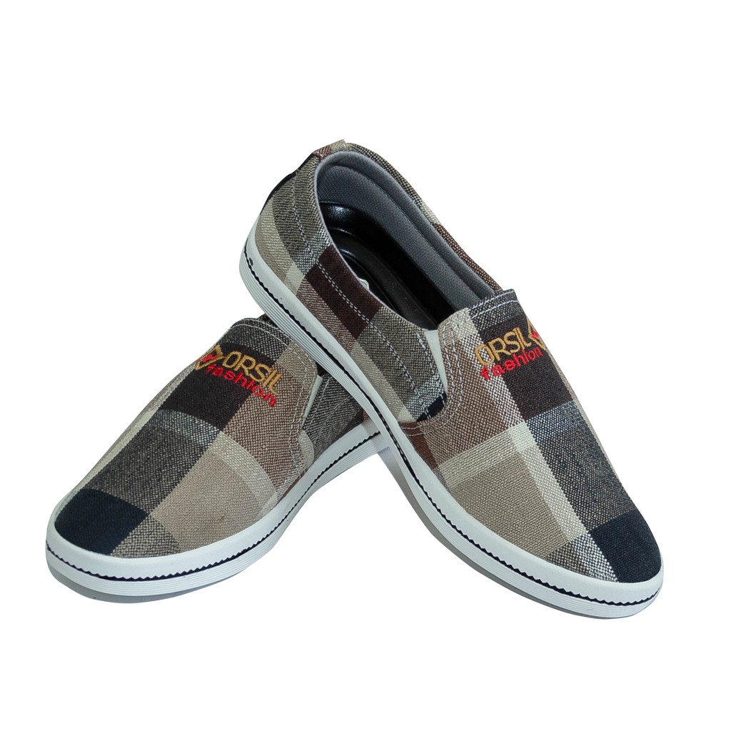 Giày lười, Giày mọi vải nam sang trọng Mã L12 | BigBuy360 - bigbuy360.vn