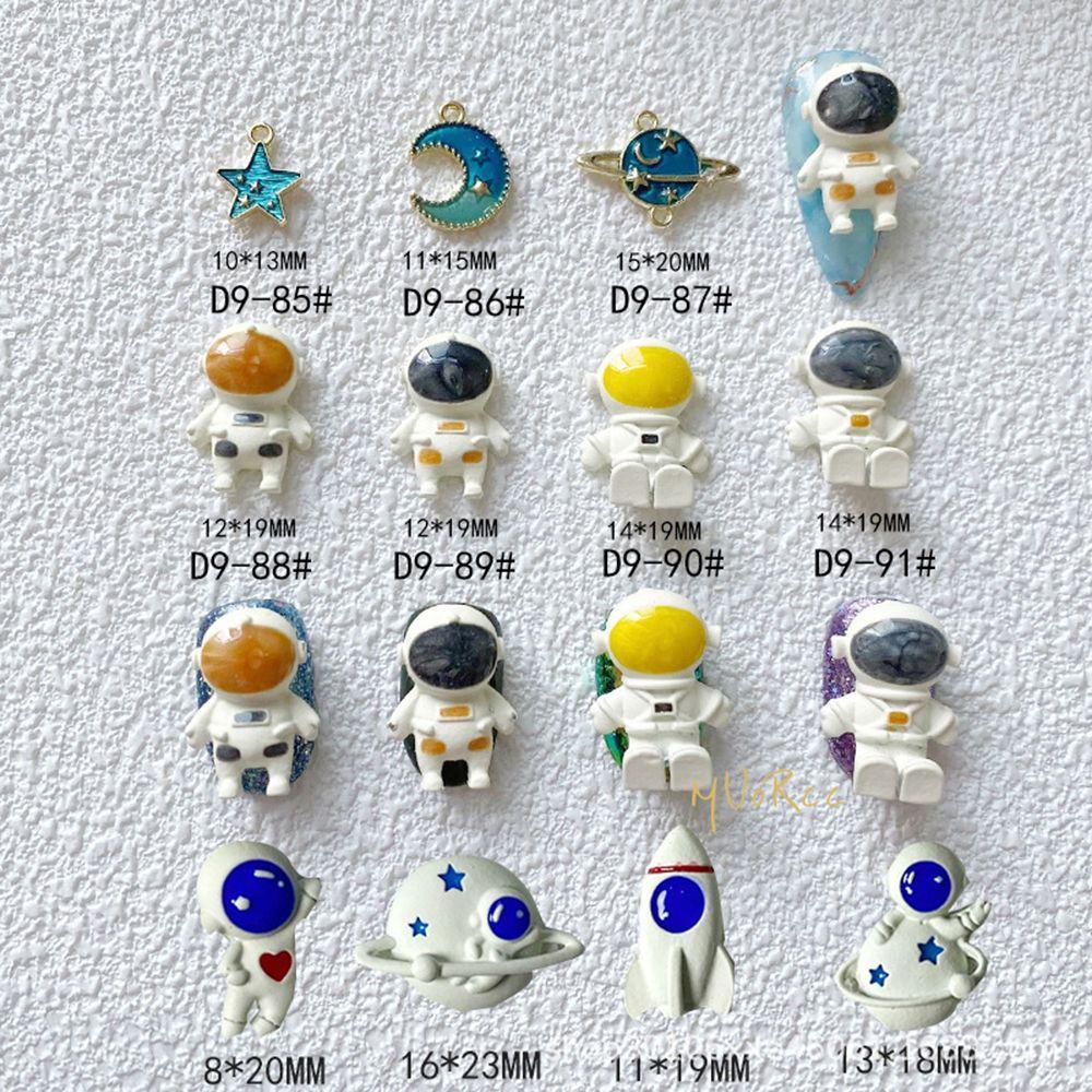 Phụ Kiện Trang Trí Móng Tay Hình Phi Hành Gia / Ngôi Sao / Ngôi Sao / Ngôi Sao