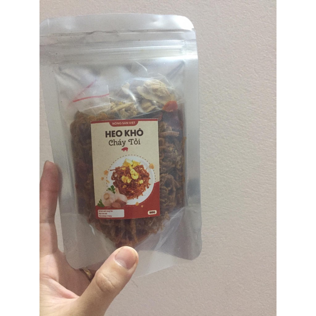 100gr Heo Khô Cháy Tỏi