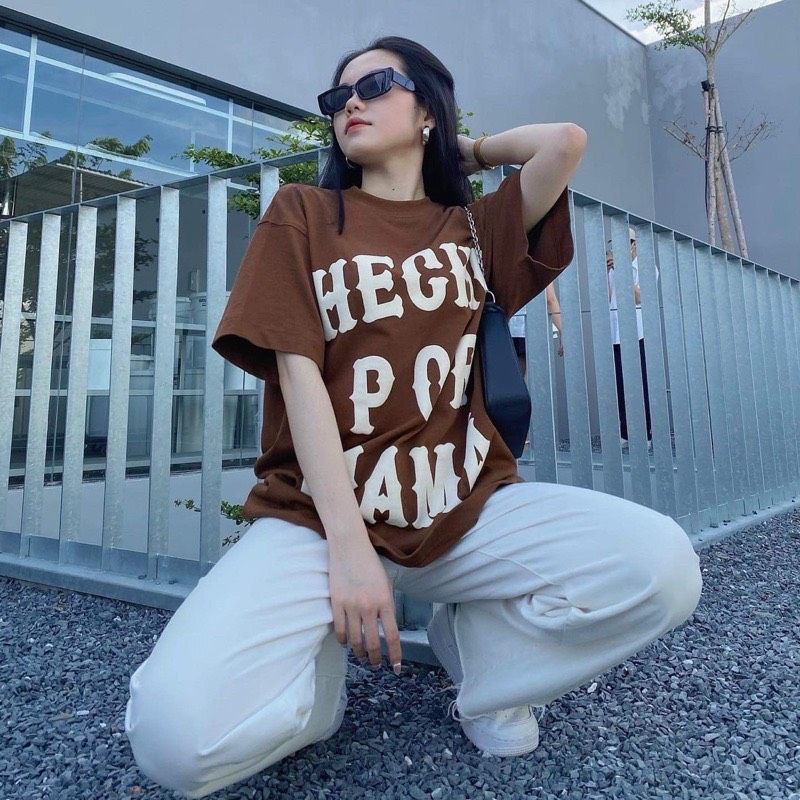 Áo thun cotton tay lỡ unisex - - ÁO HECHO tay lỡ - - mẫu hot 2022