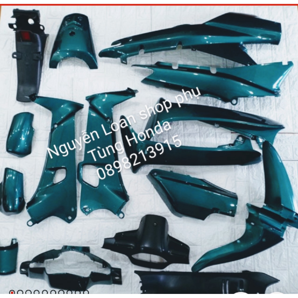 ộ dàn áo xe Wave THÁI - Wave đèn pha 1 mắt, Wave ZX, WAVE anpha - wave 110 đời 2002-2006, Nhựa nguyên sin