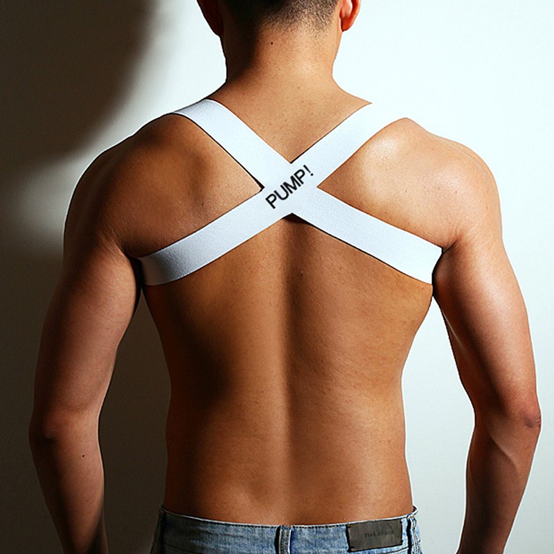 Dây đeo vai thể dục PU5501 bằng nylon co giãn thoải mái ôm sát cho nam