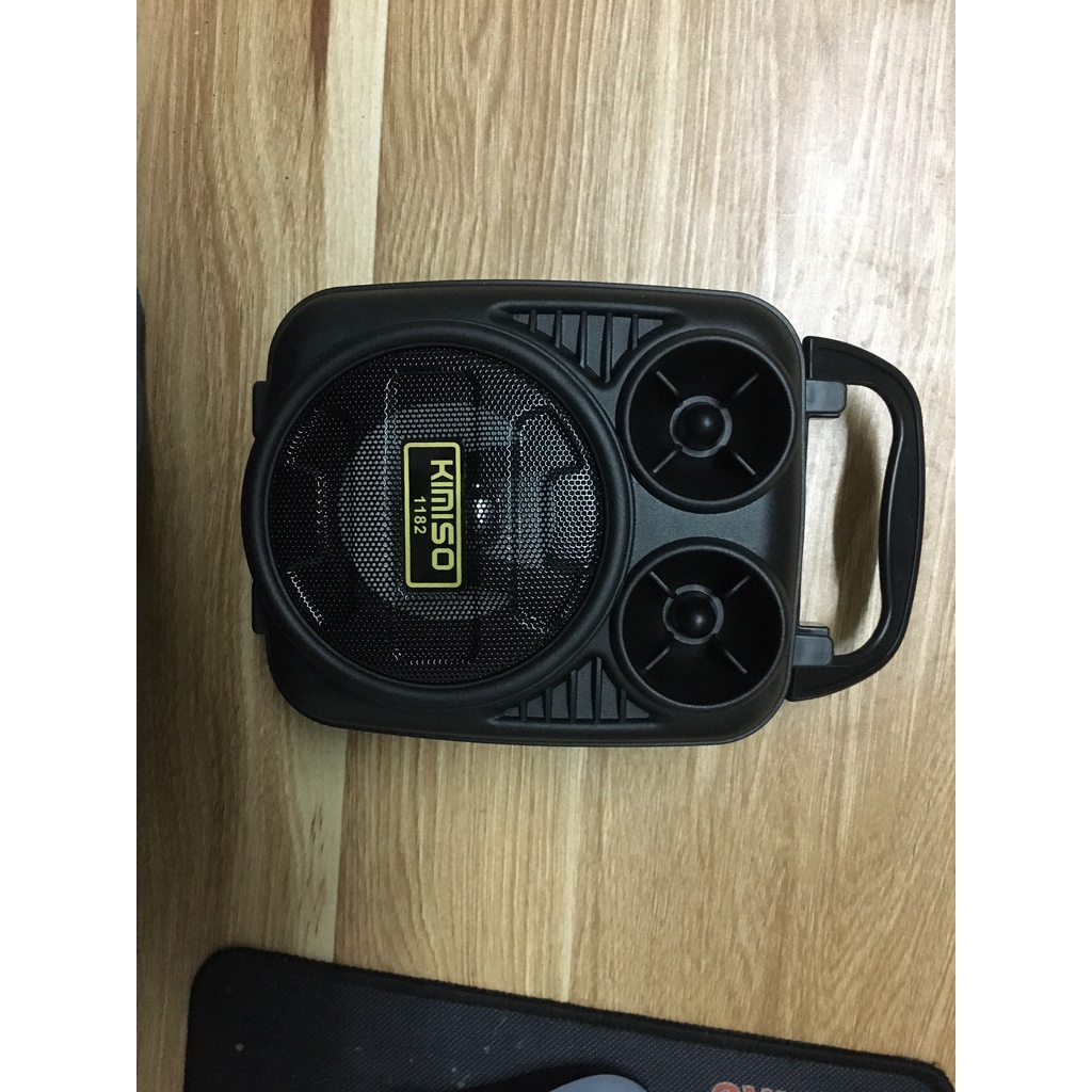 Loa Bluetooth Mini Xách Tay Kimiso KM-1182,Bass Êm,Âm Thanh Chất Lượng Hỗ Trợ Cắm Thẻ Nhớ Và USB,Có Đèn Led Nhấp Nháy