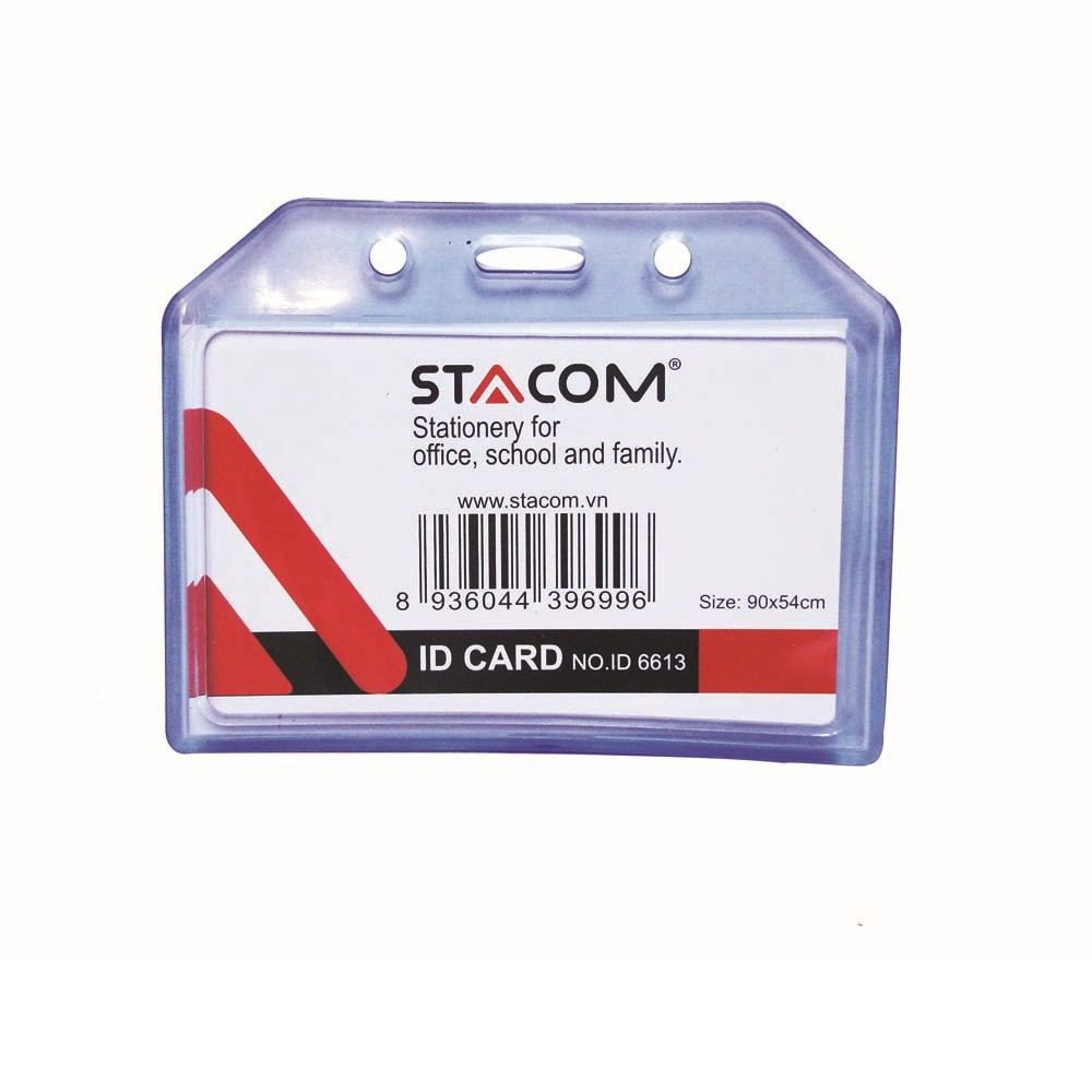 Túi 5 mặt thẻ Stacom ngang 6613 (90x54mm)