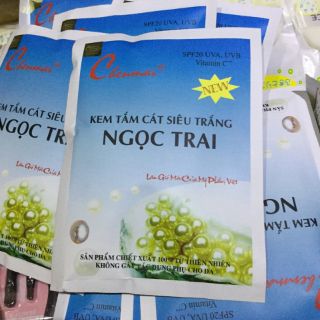 Kem tắm cát siêu trắng