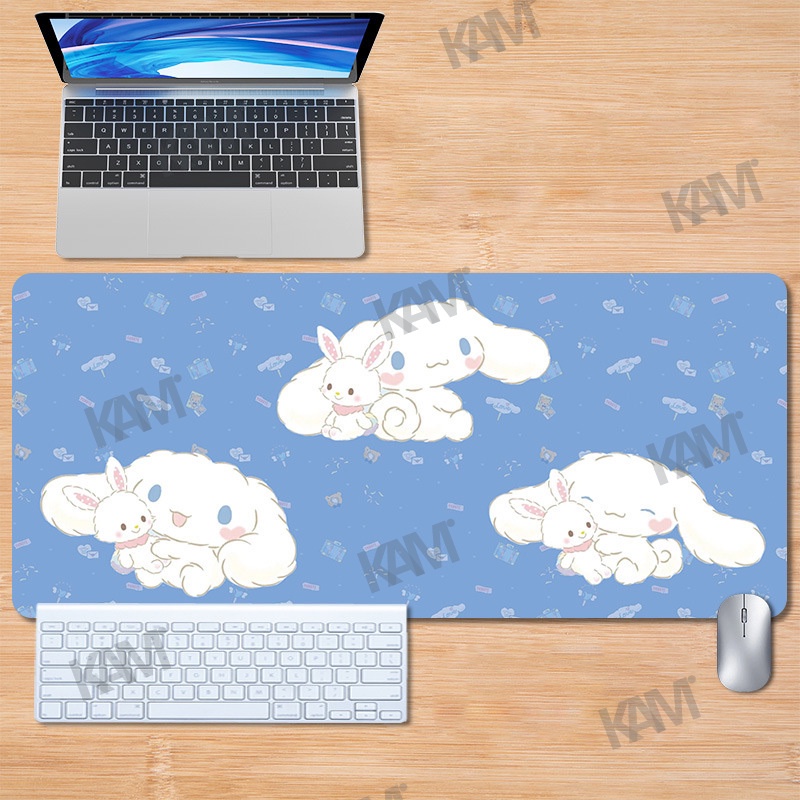 Tấm Lót Chuột Và Bàn Phím Cỡ Lớn 800Mm X 300Mm Chống Thấm Nước In Họa Tiết Hoạt Hình Sanrio Cinnamon Dễ Thương Trang Trí Phòng Làm Việc