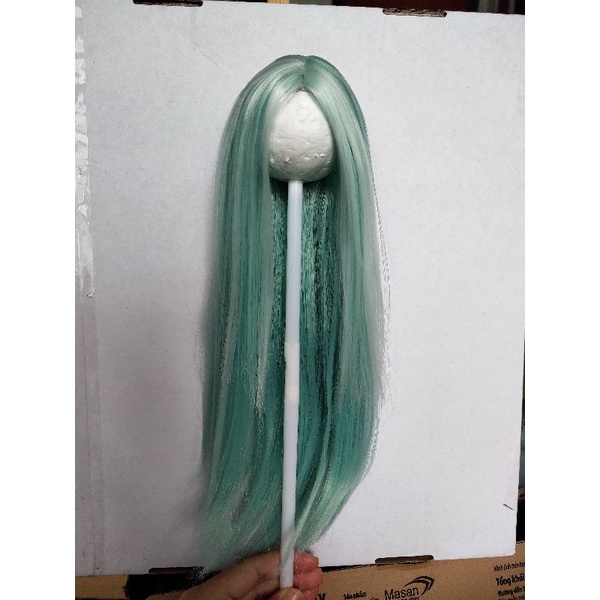 Tóc giả wig dành cho búp bê bjd 1/4 handmade