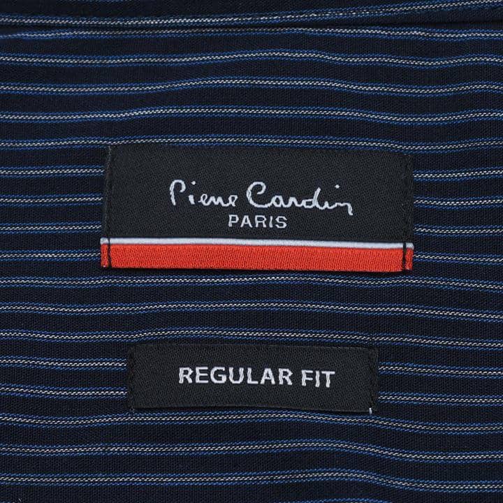 [ Size XS ] Áo Sơ Mi Nam Dài Tay Pierre Cardin Navy Stripe