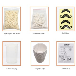 Bộ dụng cụ wax lông cắt tỉa lông mũi