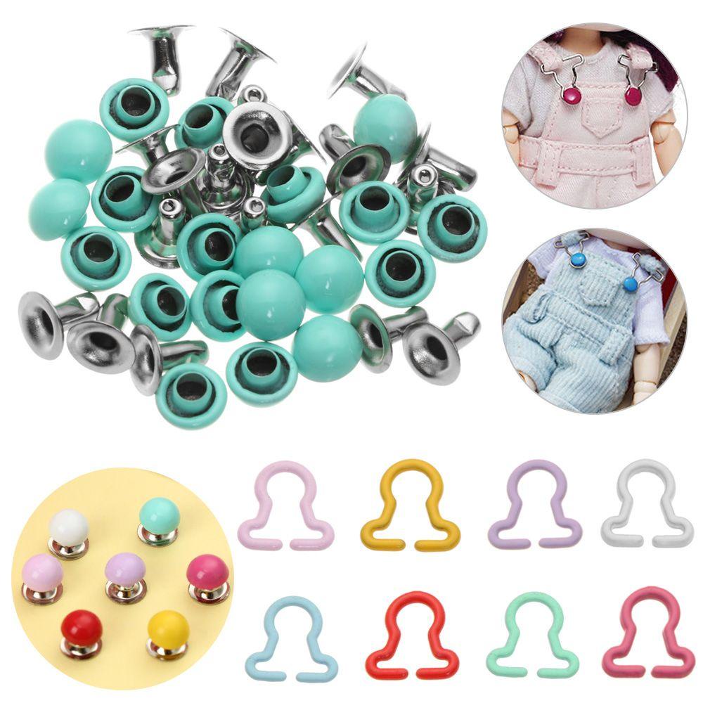 10 / 20 Nút Thắt Lưng Hình Gấu Bông Bằng Kim Loại DIY