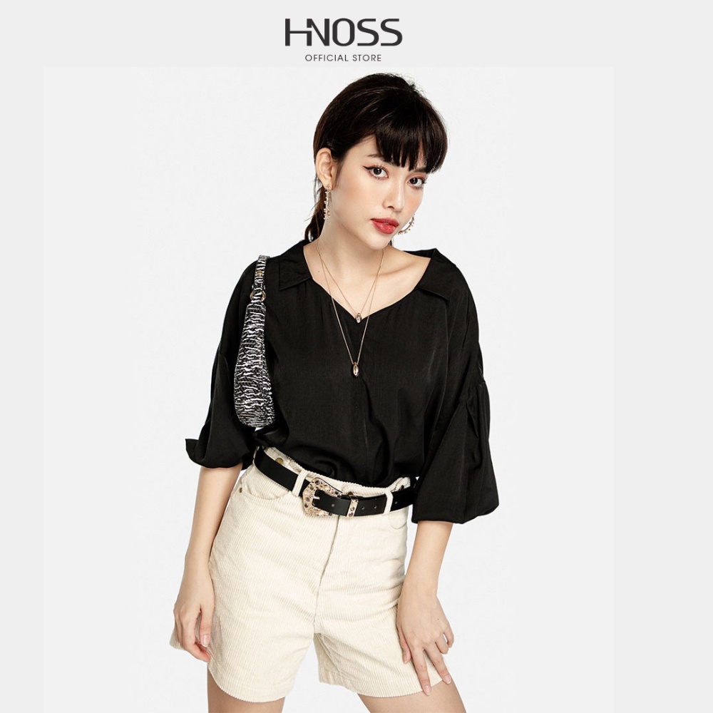 HNOSS - Áo sơ mi cổ tim - CMS12012034