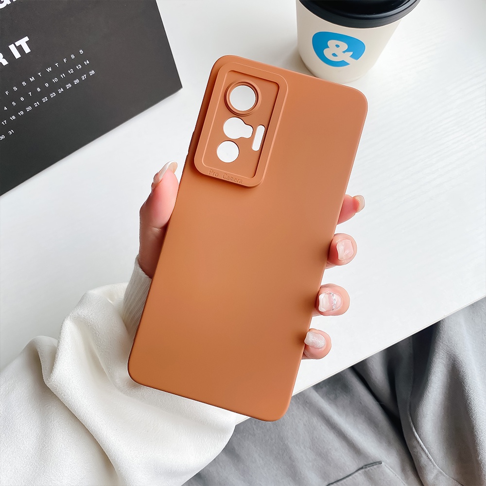 Ốp Điện Thoại Silicon Viền Vuông Màu Kẹo Ngọt Cho Realme 9i 9 Pro C3 C11 C12 C15 C17 C20 C25 C25S