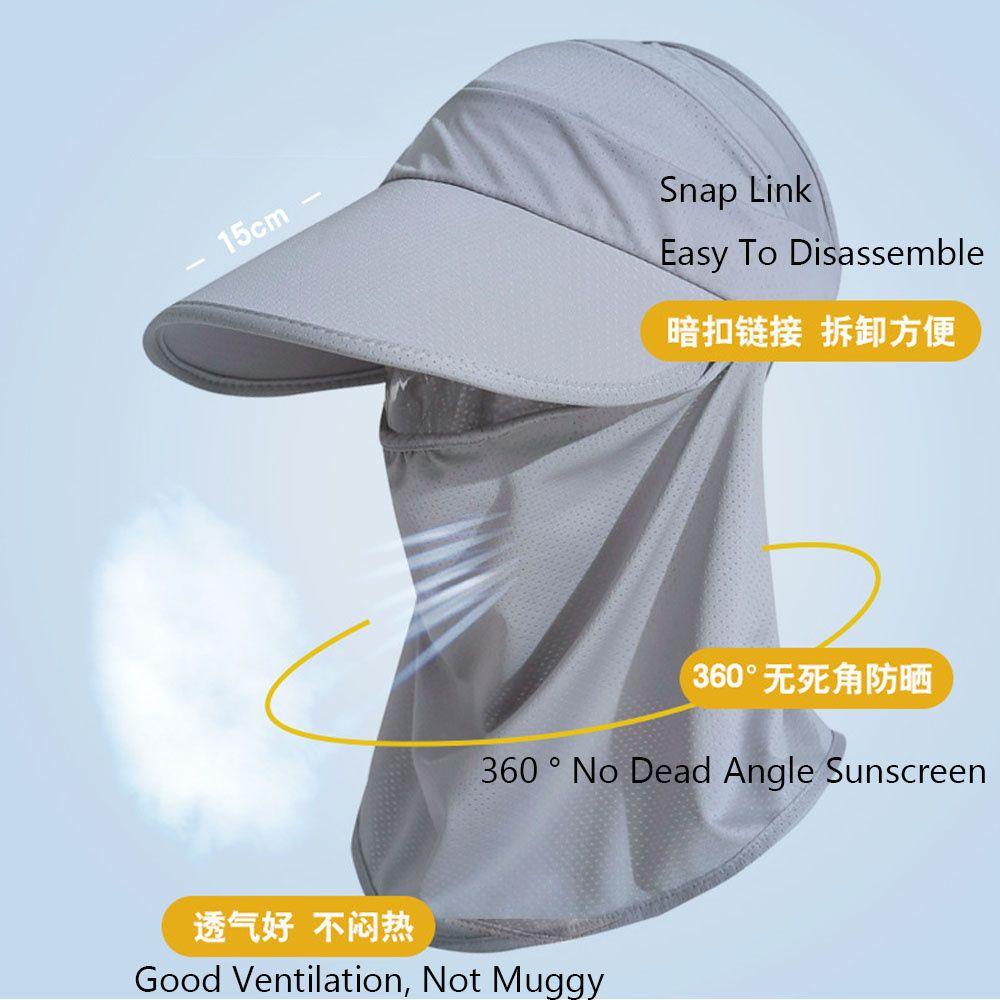 Mũ Trùm Đầu Che Phủ Cổ Gấp Gọn Được Kiểu Thể Thao Cho Nữ