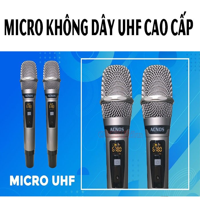 Loa karaoke di động vali xách Acnos KBeatbox Mini CS450 - 225W