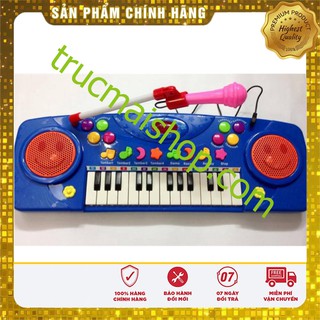 Đàn organ hộp đàn organ pin micro có chân 3702a kèm micro đàn piano