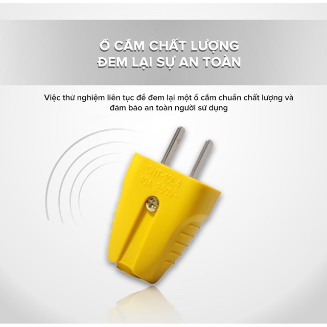 Phích cắm Điện GONGNIU không vỡ