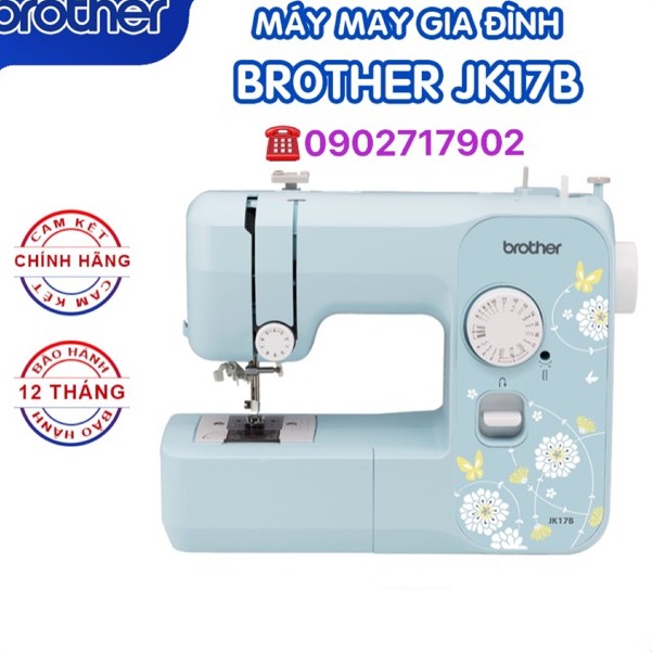 Máy may gia đình Brother JK17B tặng 2 chân vịt 190k