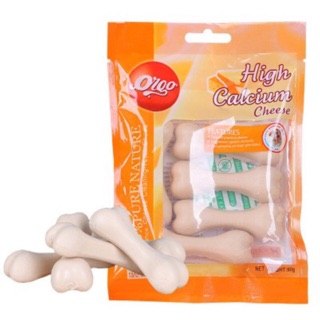 [LXPET] Bánh xương canxi cho chó vị phô mai ORGO 90g