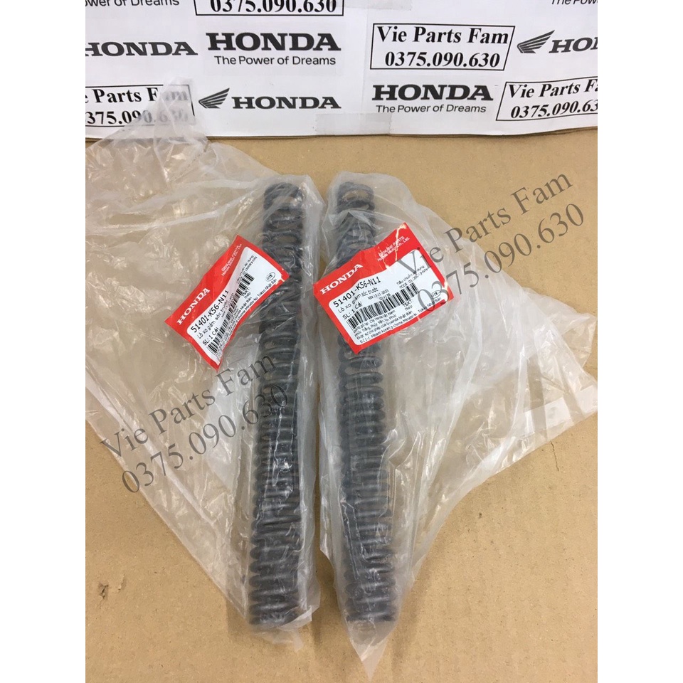 Cặp lò xo phuộc, giảm xóc trước Winner X, Winner V1, Winner đời đầu, Winner 150, hàng chính hãng Honda mới 100%