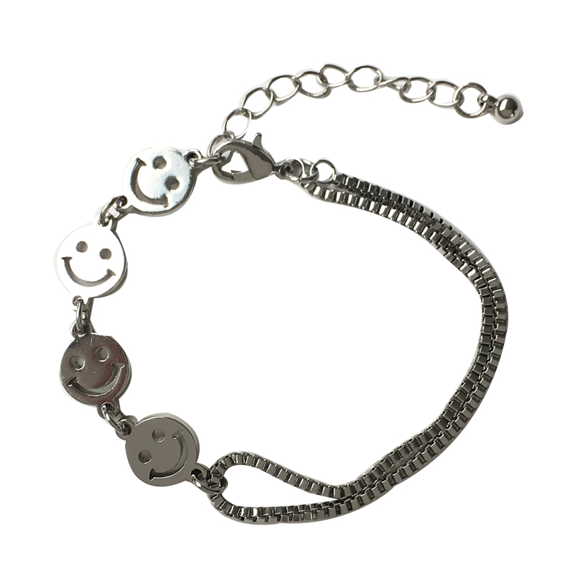 Vòng Tay Kim Loại Thiết Kế Đơn Giản Cho Cặp Đôi