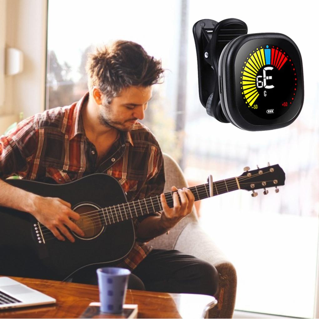 Dụng Cụ Lên Dây Đàn Guitar / Violin / Ukulele / Violin Màn Hình LCD Nhiều Màu Tùy Chọn