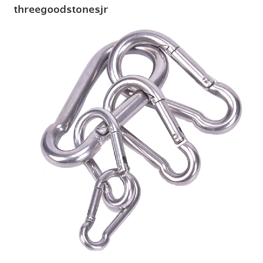 Móc Khóa Carabiner Thao Tác Nhanh Bằng Thép Không Gỉ 304