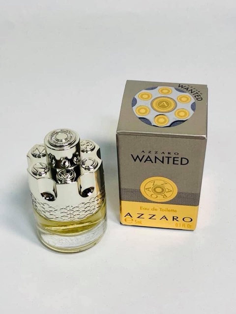 NƯỚC HOA AZZARO WANTED Nam mini 5ml của Pháp