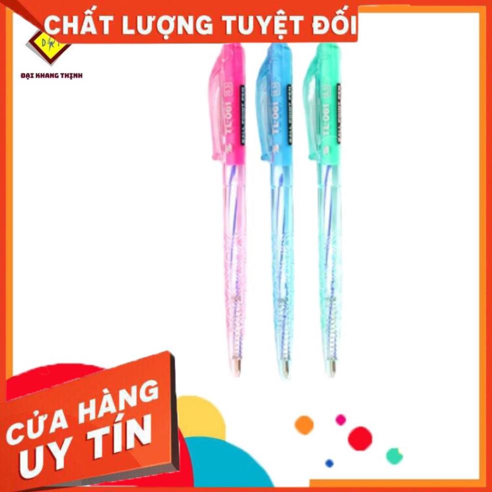 Bút bi Thiên Long TL 061 viết bi TL đủ 3 màu XANH ĐỎ ĐEN CAM KẾT CHÍNH HÃNG