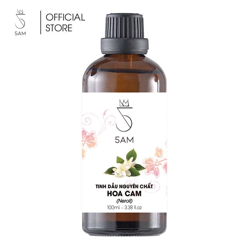 [CHAI LỚN] Tinh dầu Hoa cam Ấn Độ 100ml | 5AM Store