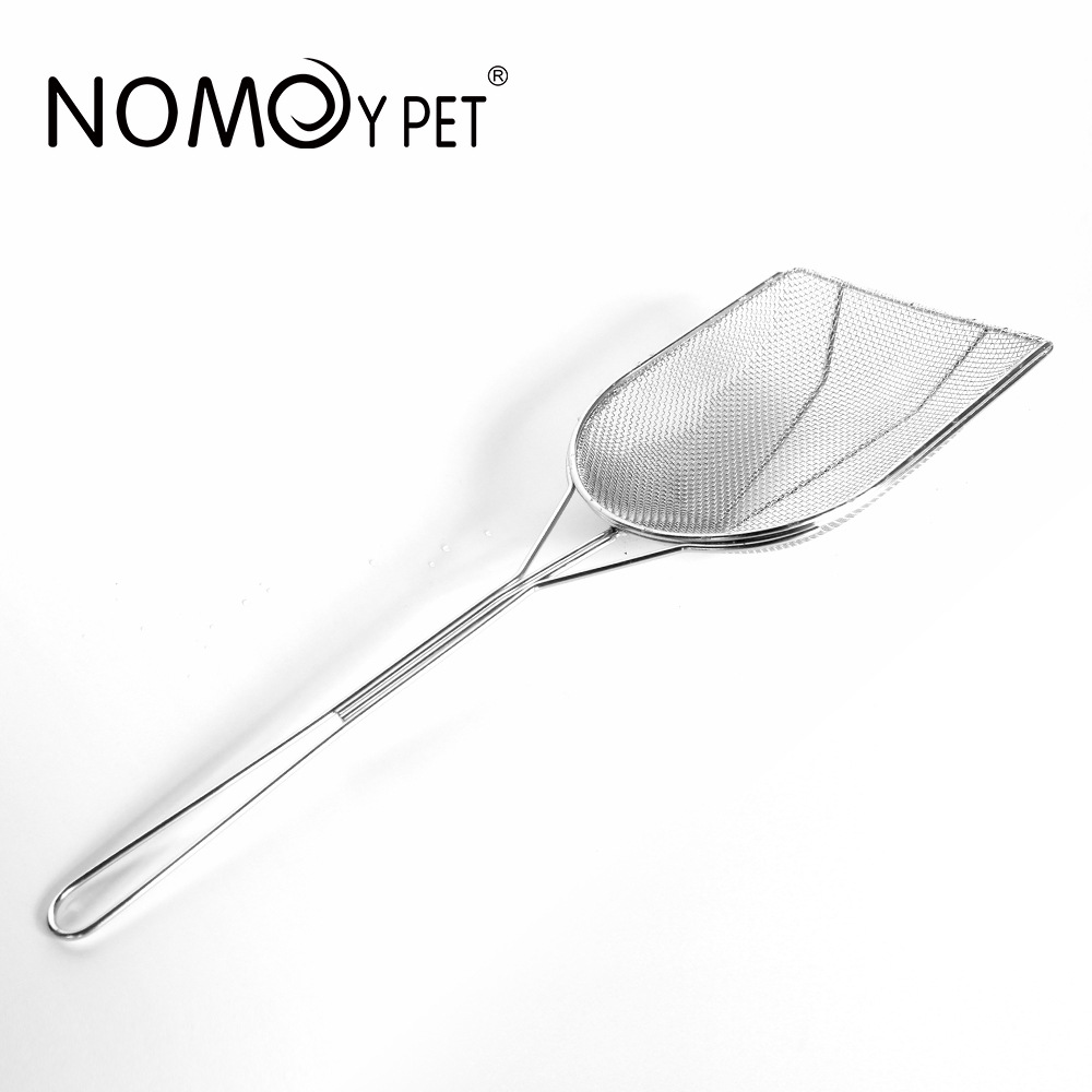 Xẻng sàng cát vệ sinh chuồng thú cưng bò sát  - xẻng sàng phân Thép không gỉ