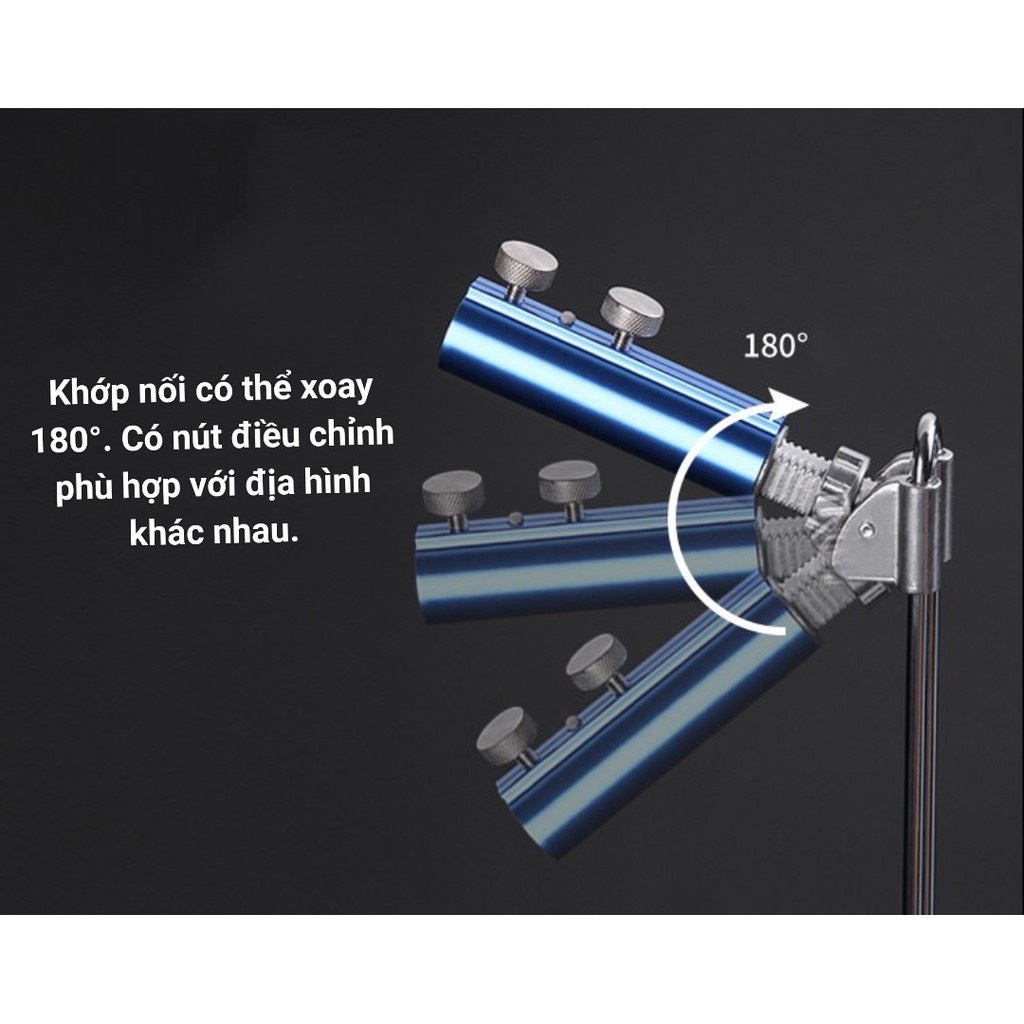 Chân cắm đất inox gác cần câu cá _ Đại Lý Đồ Câu Trường