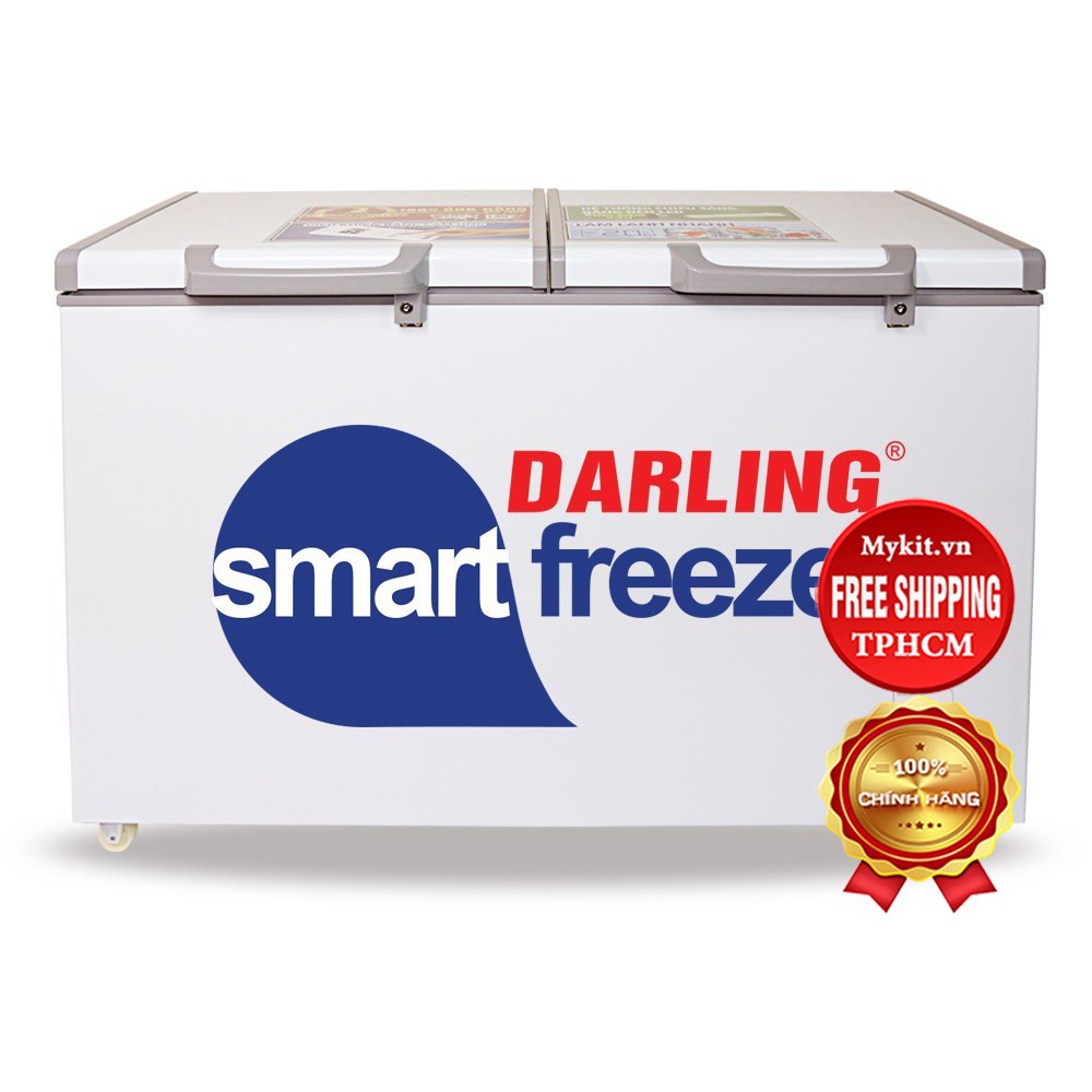 [CHỈ BÁN TPHCM]TỦ ĐÔNG MÁT THÔNG MINH DARLING INVERTER 2 NGĂN 370L DMF-3699WSI