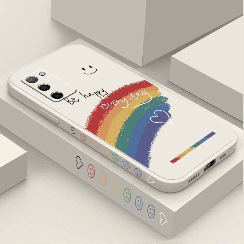 Ốp Điện Thoại silicone In Hình Cầu Vồng Cho OPPO A57 A39 A96/A36 5G A55/4G K3 A76/4G A36/4G