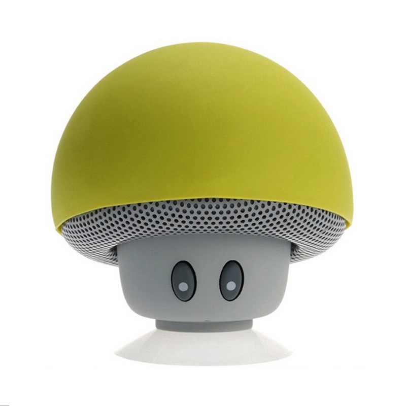 Speaker Mp3 Player Bluetooth Musical Phone Holder Mini Mushroom Stand for Universal smart phone