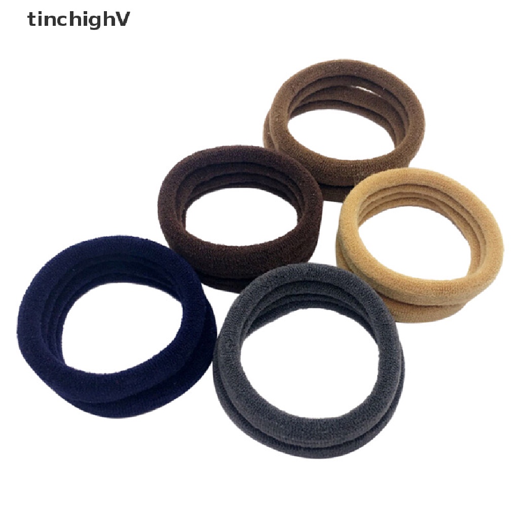 Set 10 Dây Cột Tóc Co Giãn Thời Trang Cho Nữ